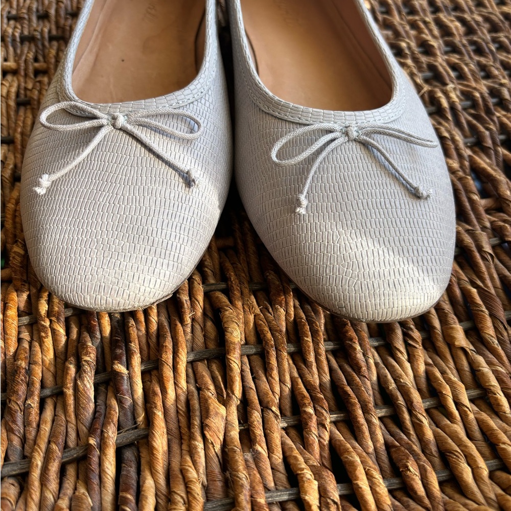 Madewell Women's Grey Ballet Flats 9 - Picture 4 of 7